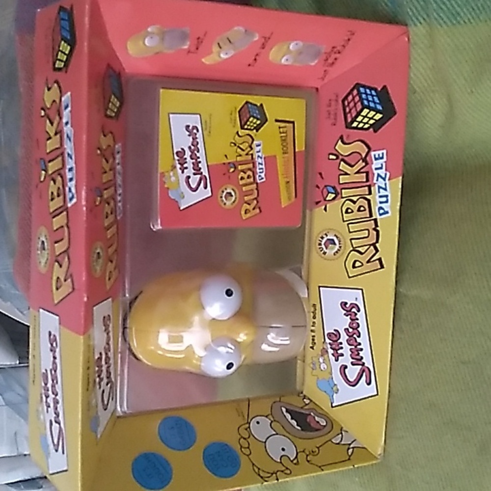 Vintage 2001 The Simpsons Homer Rubiks Puzzle